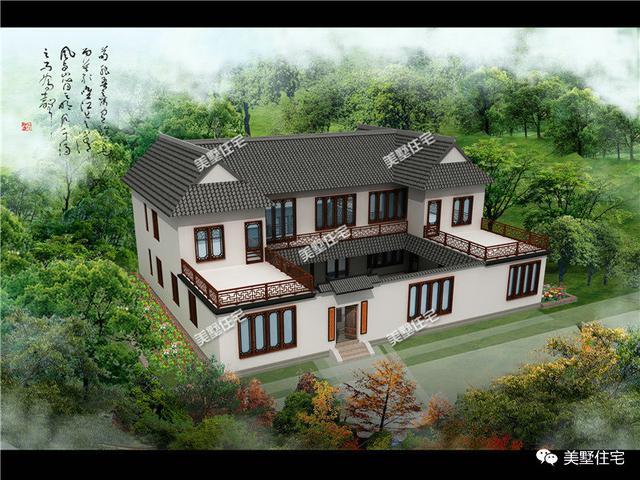 歐式別墅已經過時了，中式合院別墅才是最美的！