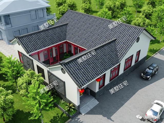 歐式別墅已經過時了，中式合院別墅才是最美的！