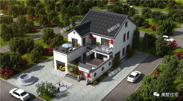 歐式別墅已經過時了，中式合院別墅才是最美的！