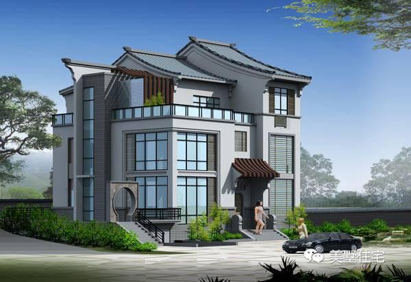 最美不過中式傳統別墅，這10套新中式別墅，隨便建上一棟都美滋滋的！