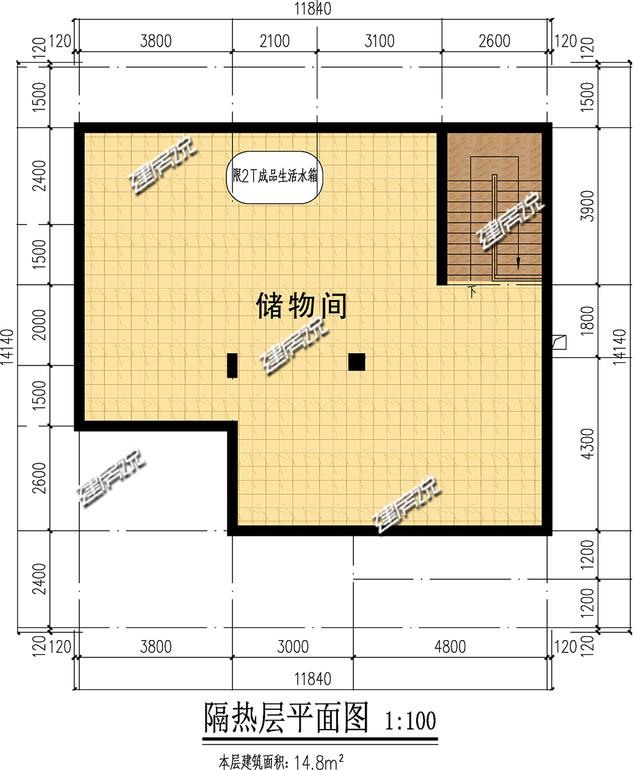 帶車庫大露臺的中式三層別墅設計圖，建一棟就是大大的享受