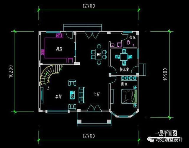 三層復(fù)式別墅設(shè)計(jì)方案，10x12米7室4廳多露臺(tái)陽臺(tái)，回到夢(mèng)開始的地方