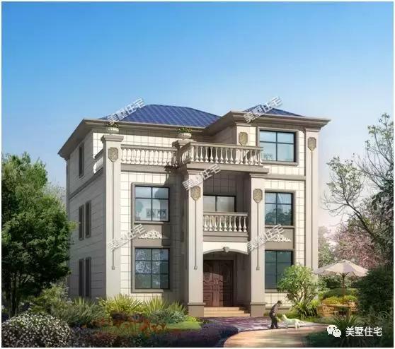 6款農(nóng)村三層自建別墅戶型圖，開間11米款款實用，第3還帶商鋪