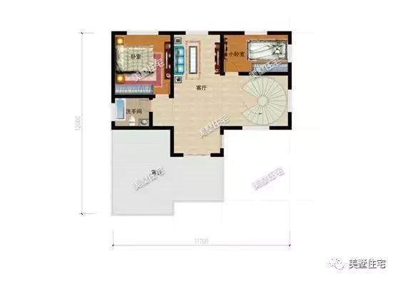 6款農(nóng)村三層自建別墅戶型圖，開間11米款款實用，第3還帶商鋪