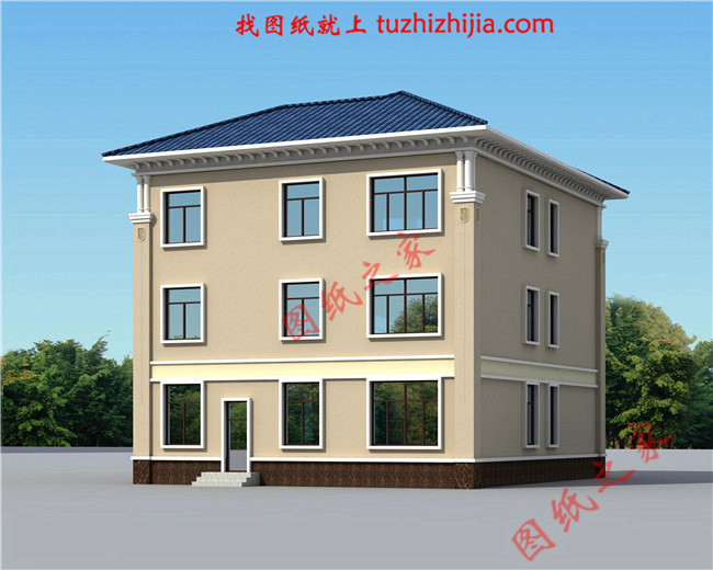 農(nóng)村60萬(wàn)三層別墅款式設(shè)計(jì)圖，美觀大氣上檔次，村里人都羨慕！