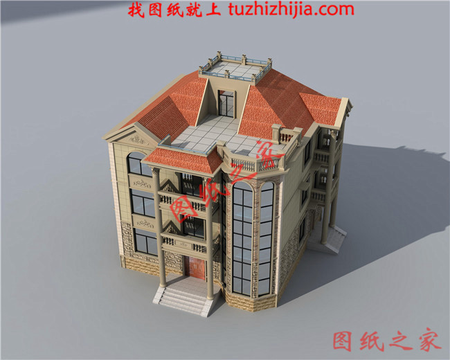 農(nóng)村60萬(wàn)三層別墅款式設(shè)計(jì)圖，美觀大氣上檔次，村里人都羨慕！