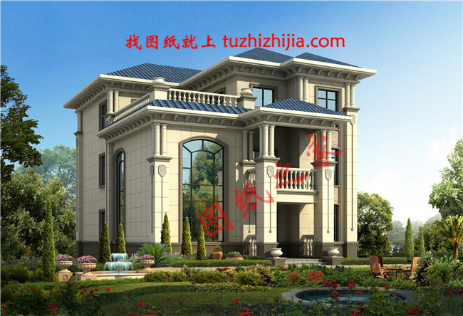農(nóng)村60萬(wàn)三層別墅款式設(shè)計(jì)圖，美觀大氣上檔次，村里人都羨慕！