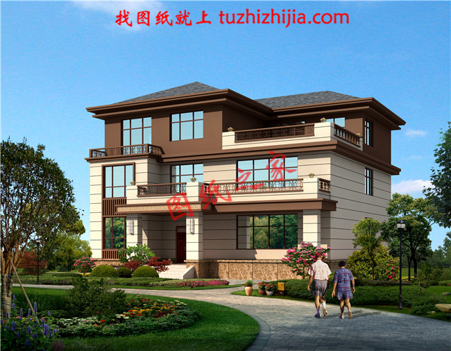 農村70萬三層別墅款式設計圖，讓一家人都住得舒適舒心！