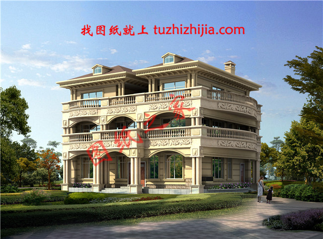 農村70萬三層別墅款式設計圖，讓一家人都住得舒適舒心！