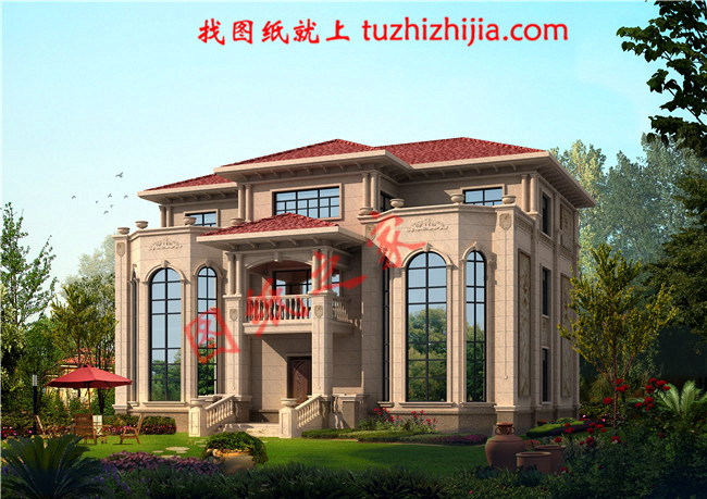 農村70萬三層別墅款式設計圖，讓一家人都住得舒適舒心！