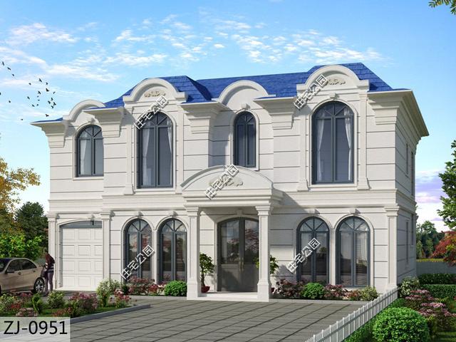 三世同堂的家庭如何蓋房？這套法式二層別墅，4室2廳5衛，車庫入戶，一定要收藏