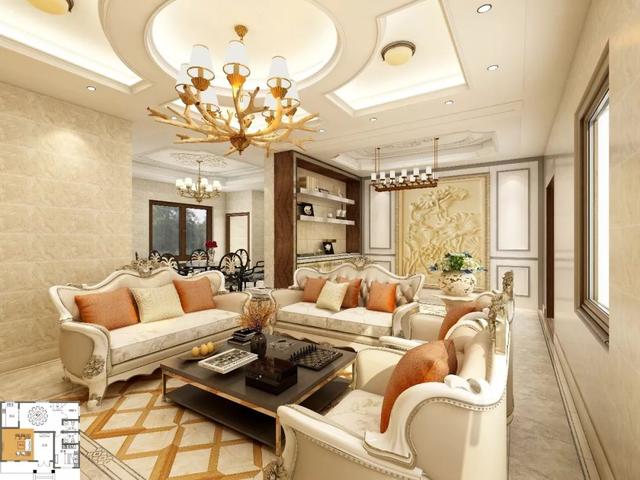 二層歐式農村別墅設計圖紙，二層設有陽光房，毛坯30萬你會建嗎？