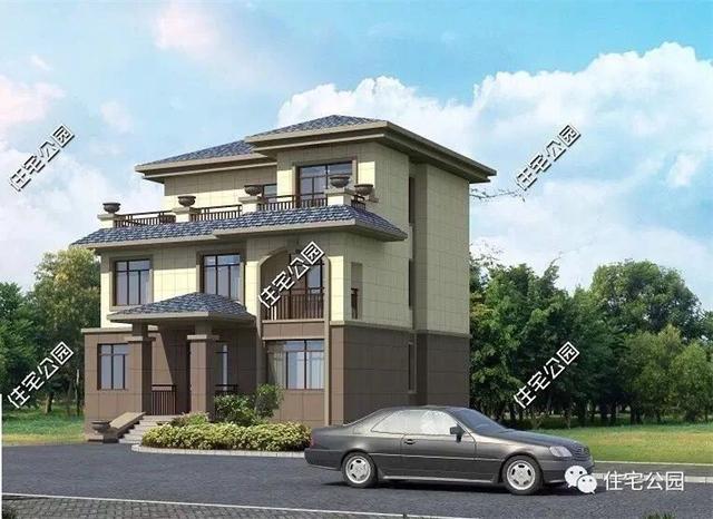 紅磚缺貨，石子每車1200，花了150萬終于建起這棟農村三層別墅