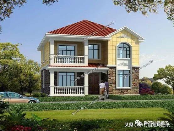 6套農村自建別墅設計，小宅基地首選，面寬10米沒有絲毫浪費