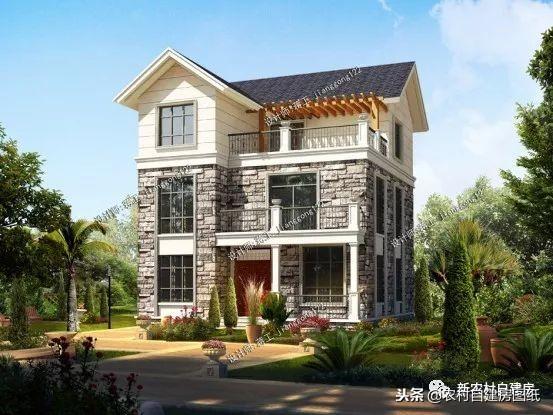 6套農村自建別墅設計，小宅基地首選，面寬10米沒有絲毫浪費