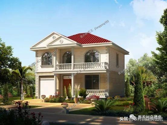 120平的農村自建別墅設計圖，戶型方正在哪里都能建，第3套進深10米讓人刮目相看