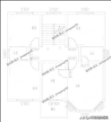 120平的農村自建別墅設計圖，戶型方正在哪里都能建，第3套進深10米讓人刮目相看