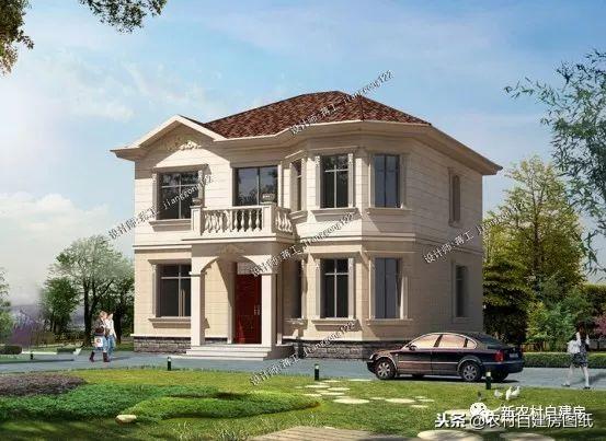 120平的農村自建別墅設計圖，戶型方正在哪里都能建，第3套進深10米讓人刮目相看