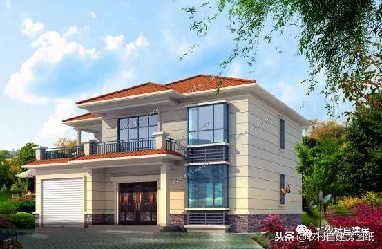 3款新款農村二層別墅設計圖紙，實用經濟易建造 農村施工隊都看得懂