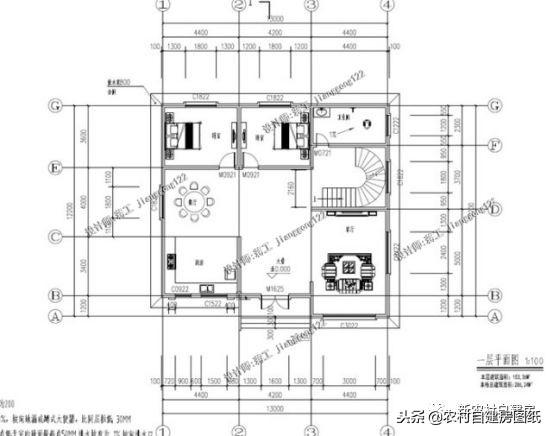3款新款農村二層別墅設計圖紙，實用經濟易建造 農村施工隊都看得懂
