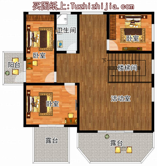 農(nóng)村40萬(wàn)三層別墅款式設(shè)計(jì)圖，讓你建成一棟漂亮又實(shí)用的小別墅！