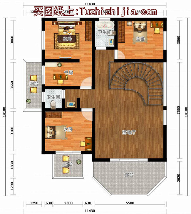 農(nóng)村40萬(wàn)三層別墅款式設(shè)計(jì)圖，讓你建成一棟漂亮又實(shí)用的小別墅！