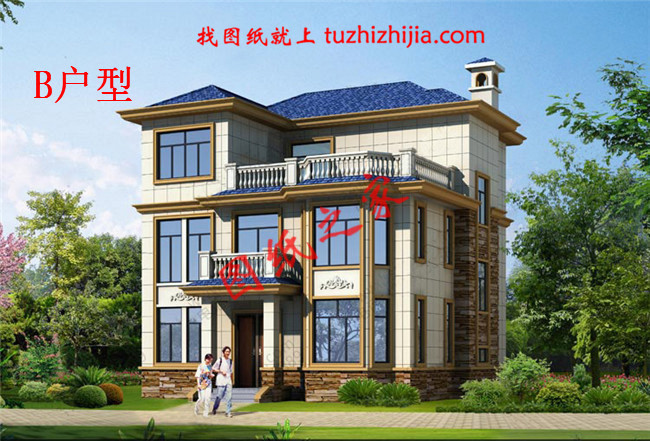 農(nóng)村40萬(wàn)三層別墅款式設(shè)計(jì)圖，讓你建成一棟漂亮又實(shí)用的小別墅！