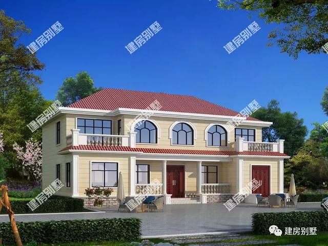 2套帶堂屋的二層別墅設計，漂亮又實用，適合的才是最好的