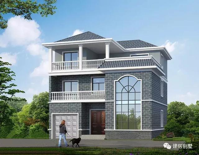 3套開間11米的農(nóng)村三層別墅設(shè)計(jì)，老家這樣建房，美觀又實(shí)用