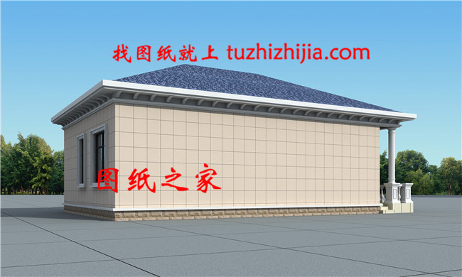 農村10萬自建一層平房設計圖,占地面積120平米