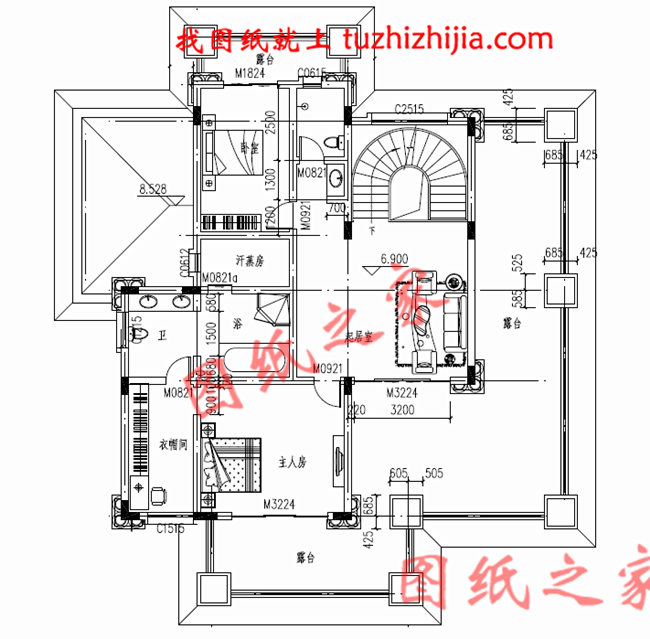 三層農(nóng)村100萬別墅款式圖片，豪華大氣的別墅絕對給你掙足了面子！