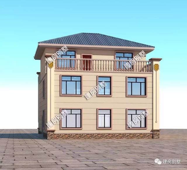 10×14.8米三層別墅設計，一輩子建一棟，我們不能將就