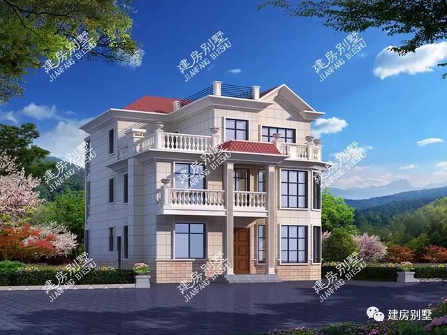 兩套建在云南的三層別墅圖紙，一棟房美化整個(gè)村，都是地標(biāo)！