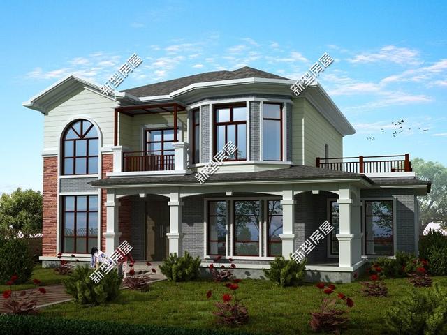 8套農(nóng)村自建別墅設(shè)計，都有堂屋大露臺，第4套最漂亮