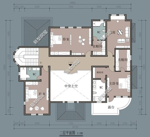 8套農(nóng)村自建別墅設(shè)計，都有堂屋大露臺，第4套最漂亮