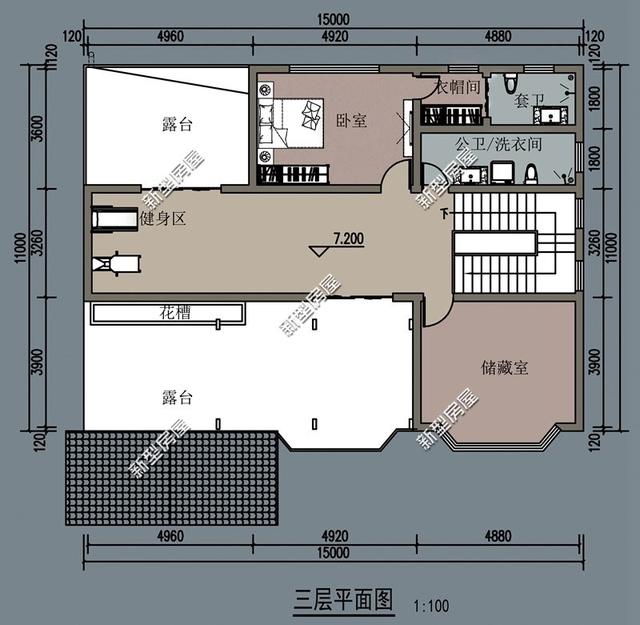 8套農(nóng)村自建別墅設(shè)計，都有堂屋大露臺，第4套最漂亮