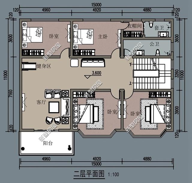 8套農(nóng)村自建別墅設(shè)計，都有堂屋大露臺，第4套最漂亮