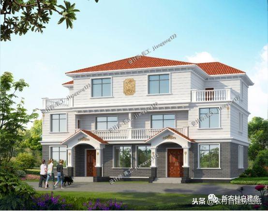 農村兄弟最愛的雙拼別墅設計，大家都喜歡這5款，第1套18萬就能建？