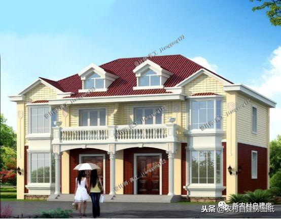 農村兄弟最愛的雙拼別墅設計，大家都喜歡這5款，第1套18萬就能建？