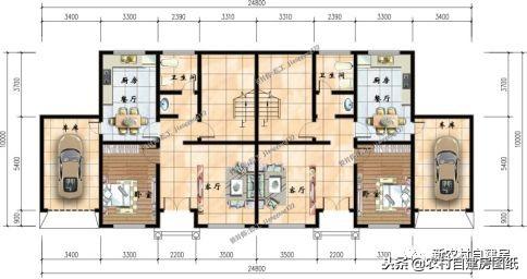 農村兄弟最愛的雙拼別墅設計，大家都喜歡這5款，第1套18萬就能建？