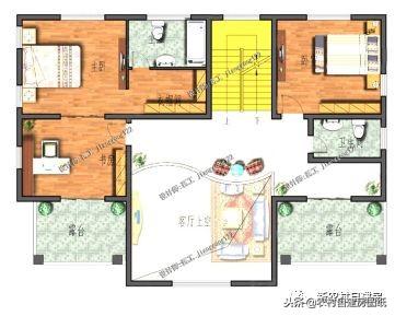 6款帶堂屋的農村別墅設計圖，2經典6奢華，造價都都不到30萬