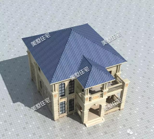 新款12.5X10米二層美墅，6臥4衛造價20萬，實用性毋庸置疑