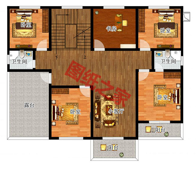 6套建房說二層別墅圖紙，建一棟最漂亮的農村二層小樓！