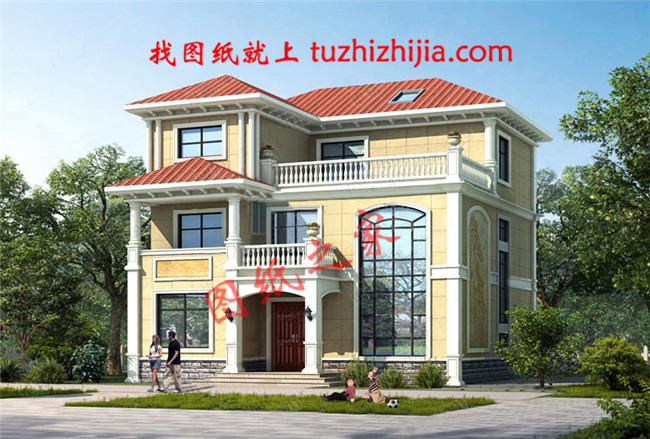 6套建房三層別墅圖紙，一家人幸福美滿得過日子！