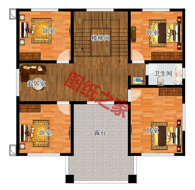 6套建房三層別墅圖紙，一家人幸福美滿得過日子！