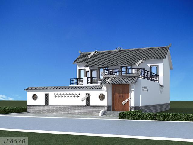 農村小伙在老家給父母建了一棟養老別墅，父母開心的像個孩子