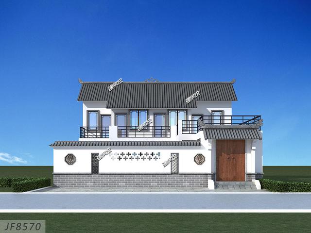 農村小伙在老家給父母建了一棟養老別墅，父母開心的像個孩子