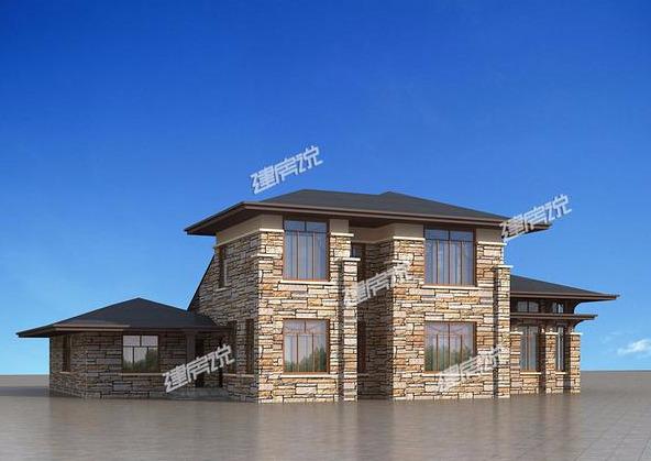 在靜謐的農村老家，建一棟合院別墅，從此過上瀟灑的生活