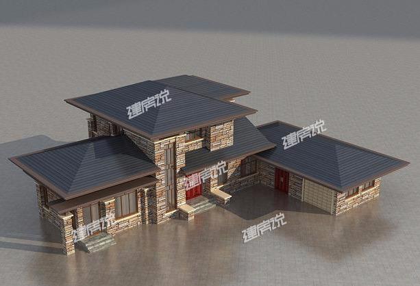 在靜謐的農村老家，建一棟合院別墅，從此過上瀟灑的生活