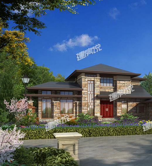 在靜謐的農村老家，建一棟合院別墅，從此過上瀟灑的生活